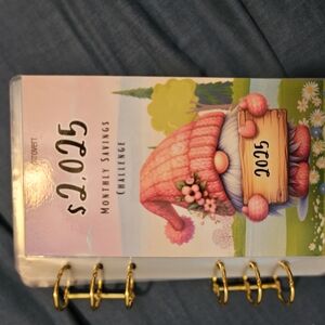 Gnome Monthly Savings Challenge Binder